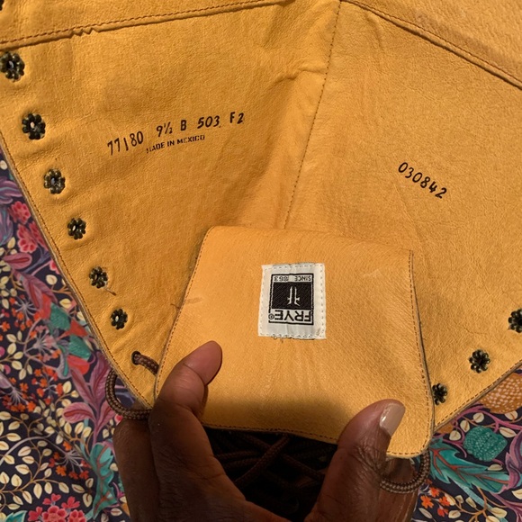 Frye Campus Lace-up Boots Size 9-1/2 Ladies - Picture 8 of 8